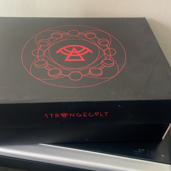 STRANGE CVLT 💕🖤 Pink Black Patent Hearts Creepers !! - Picture 9 of 9